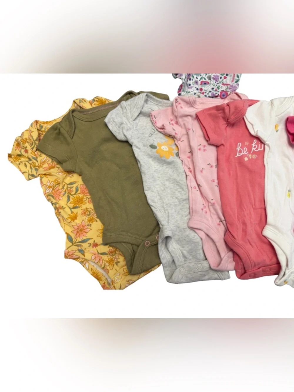 Baby Girl NB 19pc Clothing Lot Old Navy, Carters, Cloud Island Bodysuit Pants